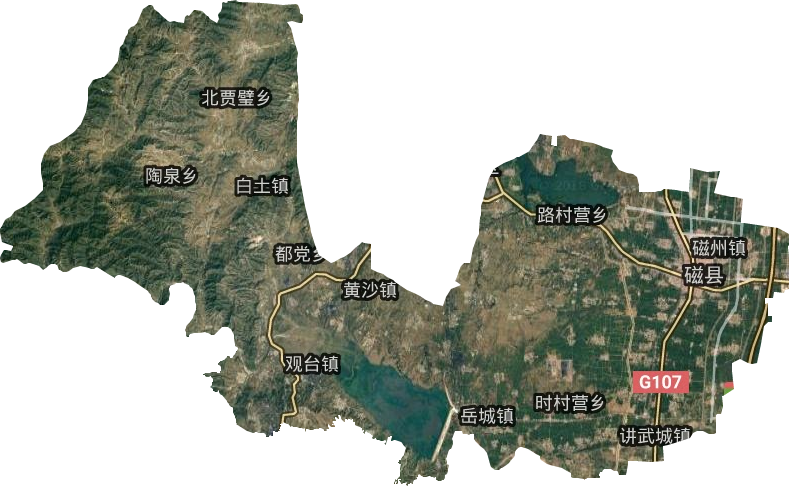 最新磁县地图全图